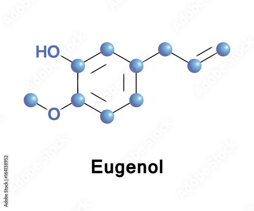 Eugenol is a phenylpropene, an allyl chain-substituted guaiacol. It is a member of the phenylpropanoids class of chemical compounds. It is extracted from certain essential oils