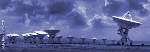 VLA Radio Telescope in New Mexico  photo