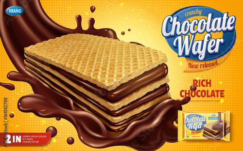 Chocolate wafer ads