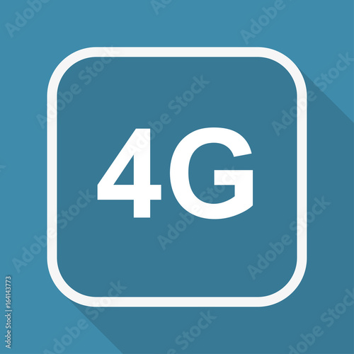 App Button mit Schatten - 4G Highspeed
