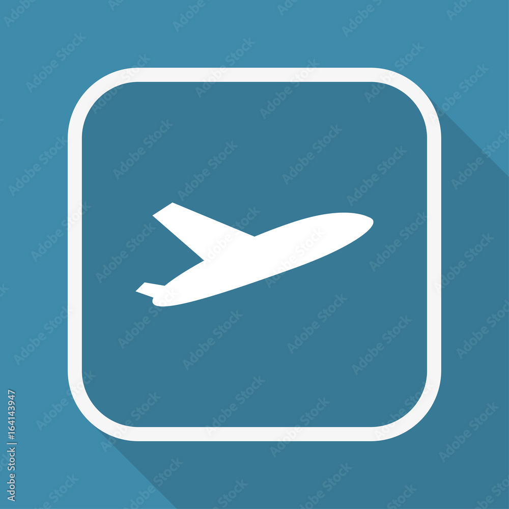 App Button mit Schatten - Flieger App Button mit Schatten - Flieger