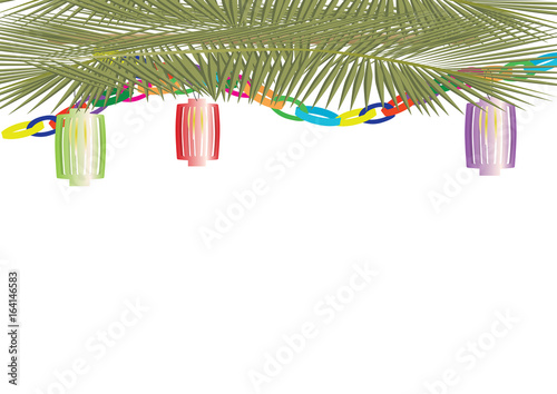 Sukkot - one of the Jewish new year holiday banner