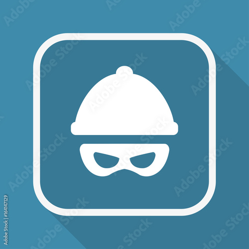 App Button mit Schatten - Dieb - Diebstahl