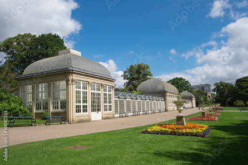 Sheffield, South Yorkshire, UK. July 12 2017. Sheffield Botanical Gardens Glasshouses photo
