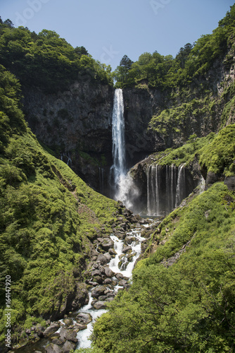 Nature Kegon Falls in Nikko National Park in Japan.