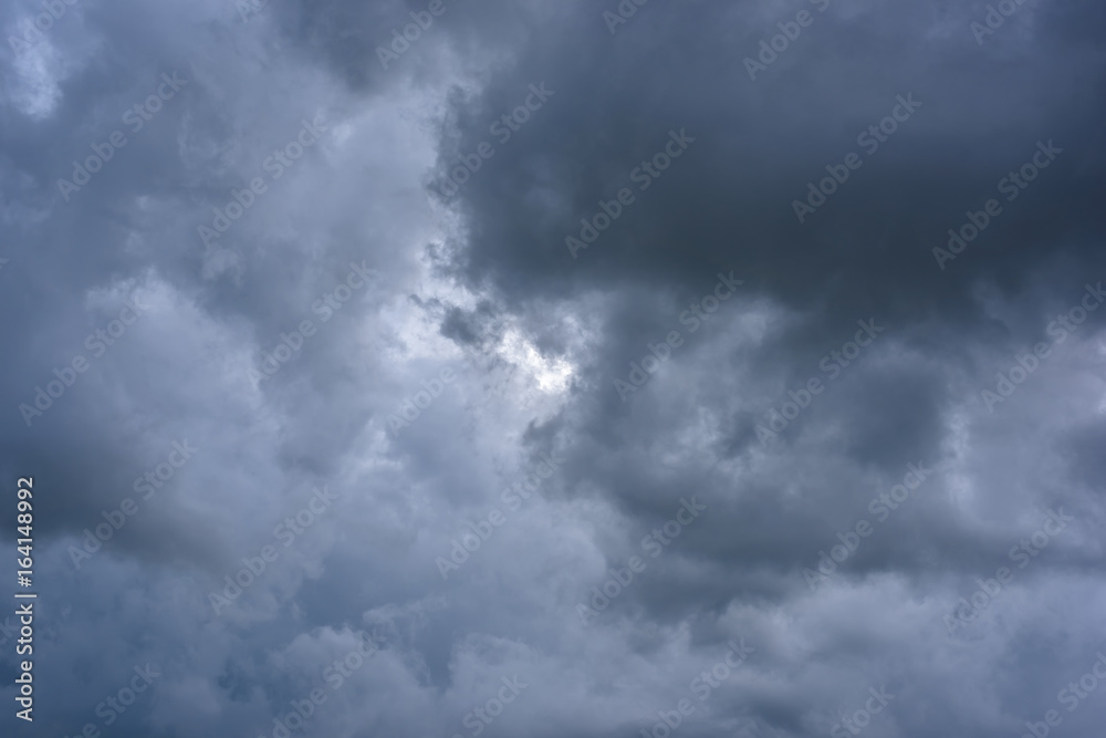 Fototapeta premium Dark storm clouds