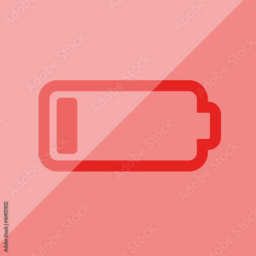 Button leerer Akku