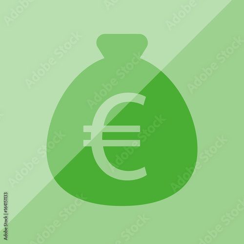 Button Geldsack Euro