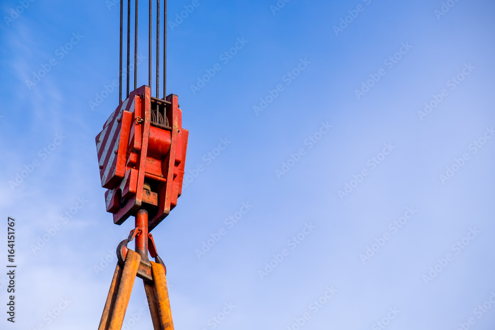 Lasthaken von einem Autokran.