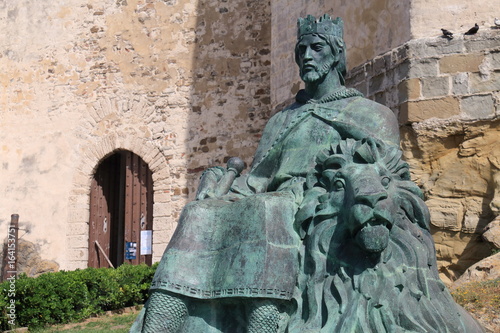 Monument of Sancho IV El Bravo, in Tarifa, Spain