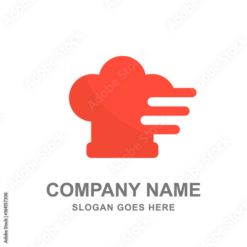 Delivery Food Icon Restaurant Cooking Chef Kitchen Culinary Mobile Phone Application Logo Vector Business Template 