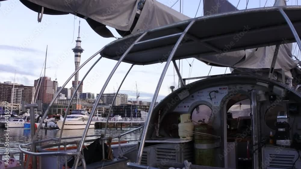 Tara mooring in Auckland viaduct. It use to be the expedition boat ,Seamaster, of Sir Peter Blake's who killed by pirates on the Amazon River in 2001. Tara mooring in Auckland viaduct. It use to be the expedition boat ,Seamaster, of Sir Peter Blake's who killed by pirates on the Amazon River in 2001.