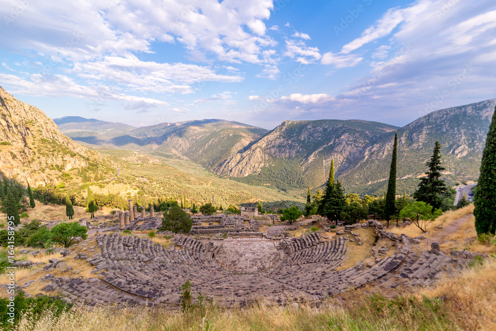 Amphitheatre in Delphi, Greece