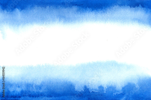 Flag of Argentina in watercolor stile. © Anastasiya Bleskina
