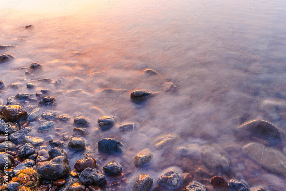 Morning Rock on Crimea Seaside Morning Rock on Crimea Seaside