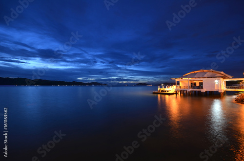 Sunset view in Kota Kinabalu, Sabah