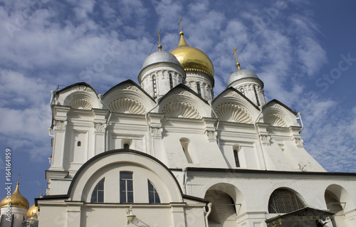 Beautiful dome in Cathedral Square. Kremlin