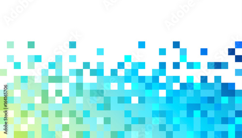 Colorful rainbow square mosaic. Template brochure and layout design.