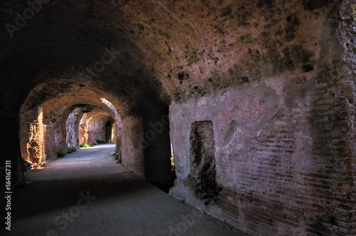 The Roman Amphitheater of Capua. Italy