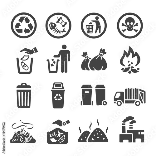 waste,garbage icon photo
