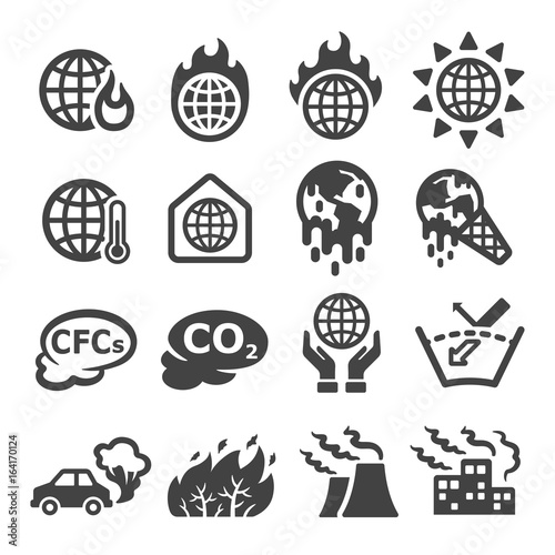 global warming,greenhouse effect icon