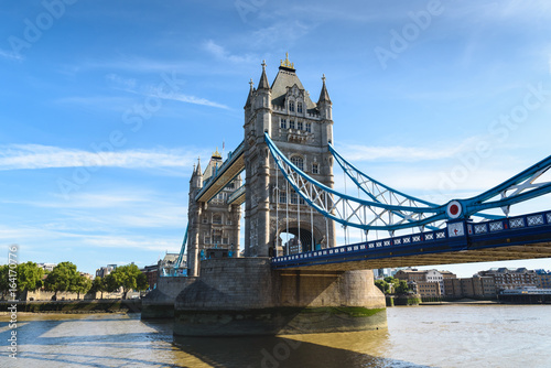 Tower Bridge over the River Thames  London  UK  England