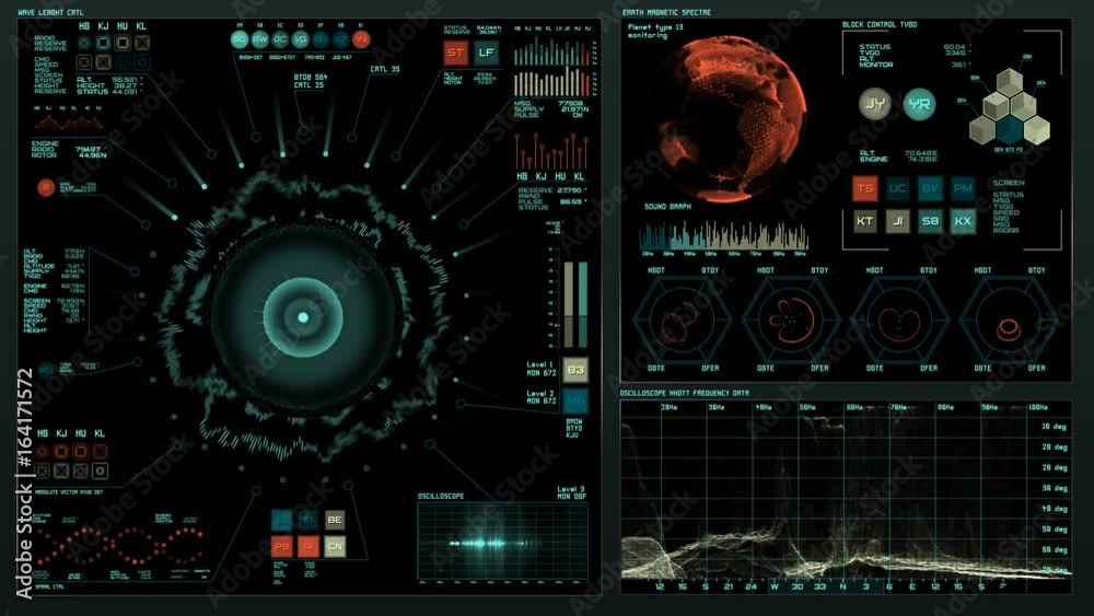 Futuristic interface | HUD