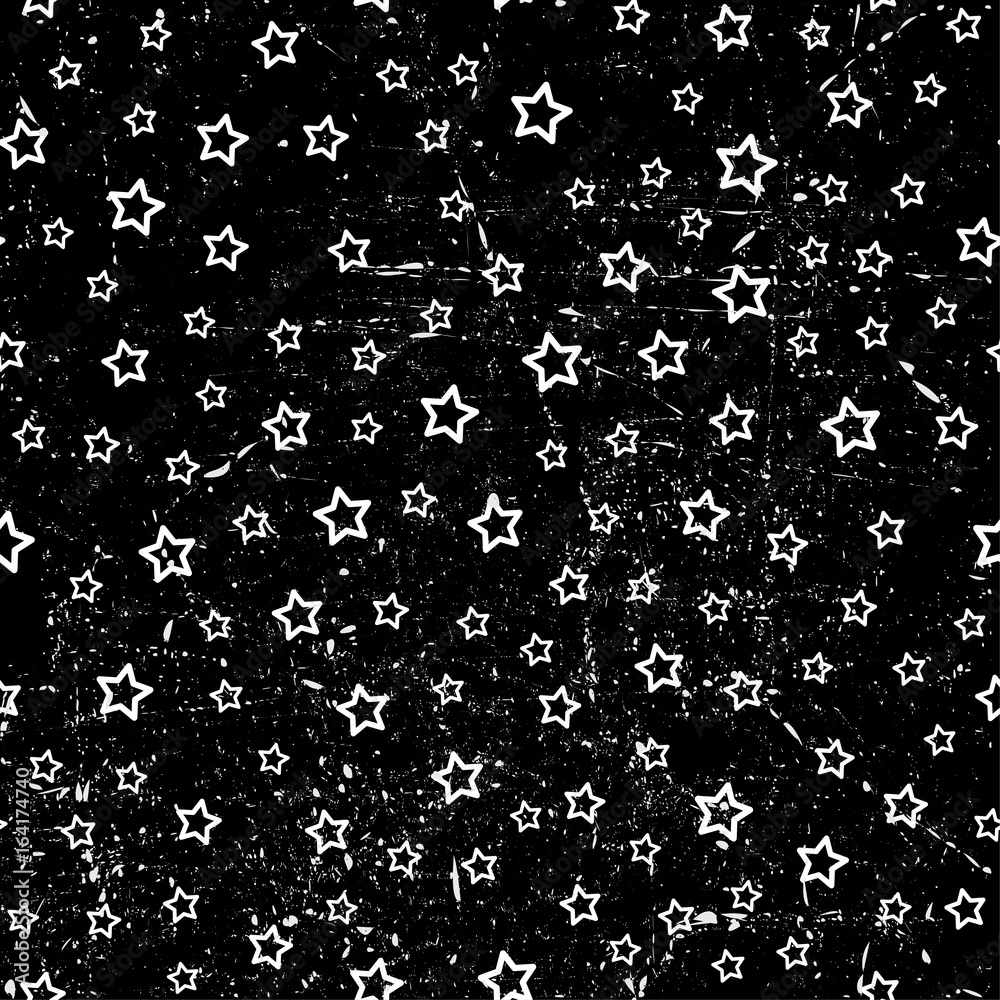 abstract seamless stars pattern. Grunge urban background in black and white colors for girls, boys, childish, fashion and sport clothes. Silhouette repeated backdrop. abstract seamless stars pattern. Grunge urban background in black and white colors for girls, boys, childish, fashion and sport clothes. Silhouette repeated backdrop.
