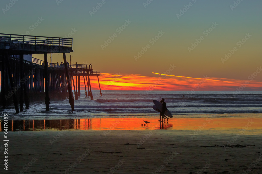 Surfer Sunset