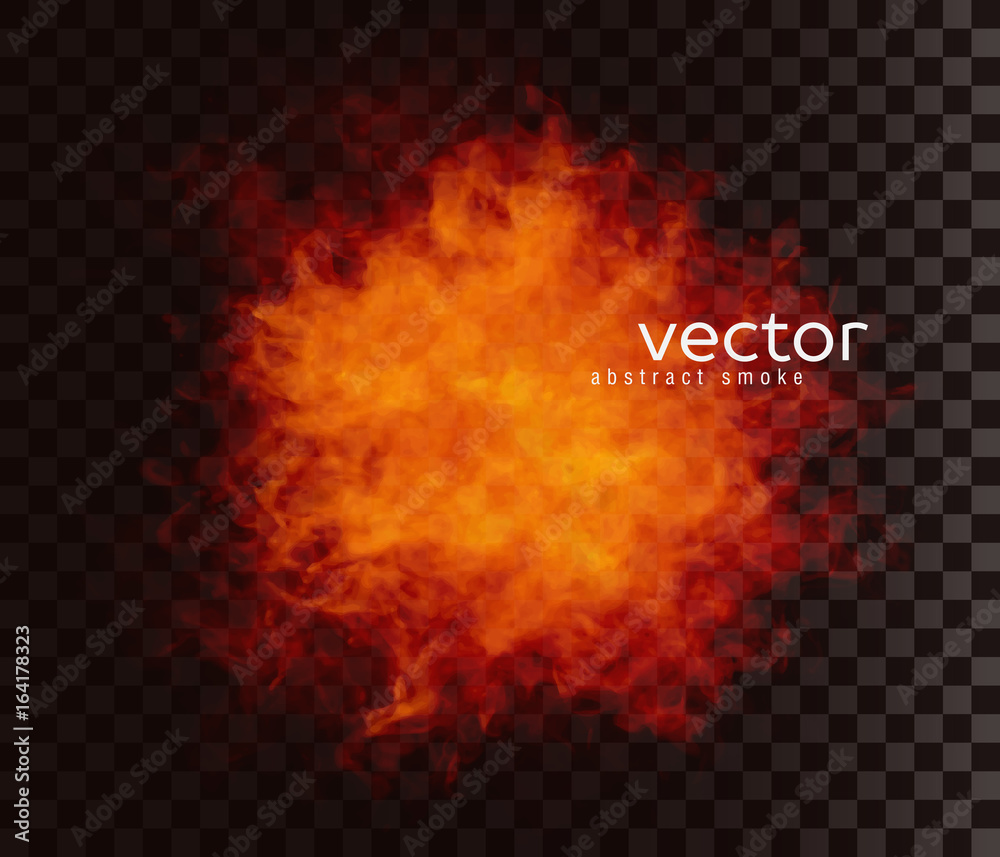 Vector illustration of smoky shape.