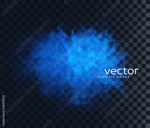 Vector illustration of smoky shape.