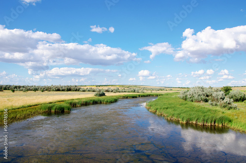 river against the sky