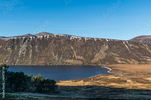 Loch Muick head and Lochnagar.