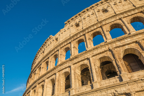 Canvas Print The Colosseum and Palatine Hill - Amazing Rome, Italy