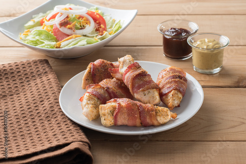 Bacon Wrapped Chicken Tenders