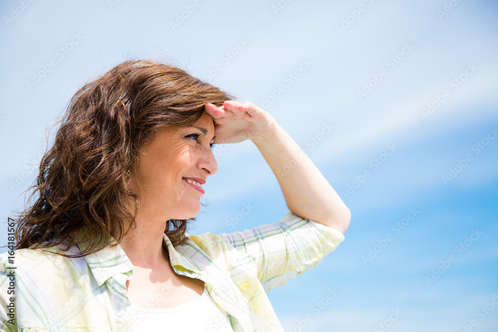 © asife - Middle aged woman looking ahead © asife - Middle aged woman looking ahead