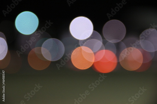 Luzes desfocadas