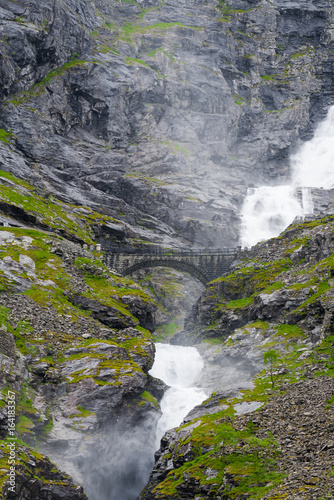 Stigvossen waterfall at Trollstigen 