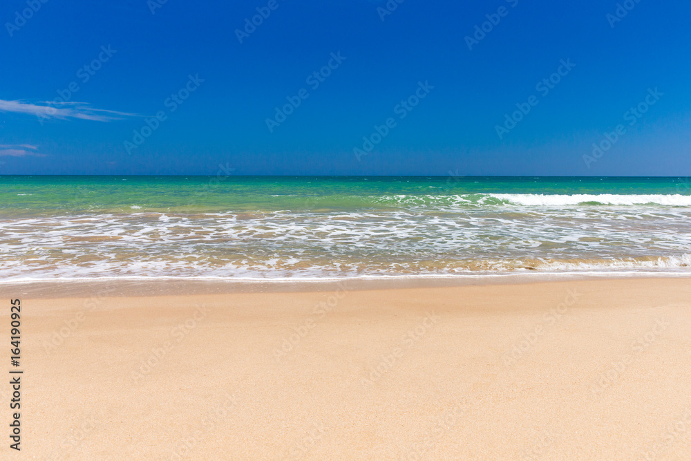 beach and tropical sea