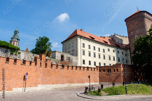 Wawel's castle in Krakow, Poland
