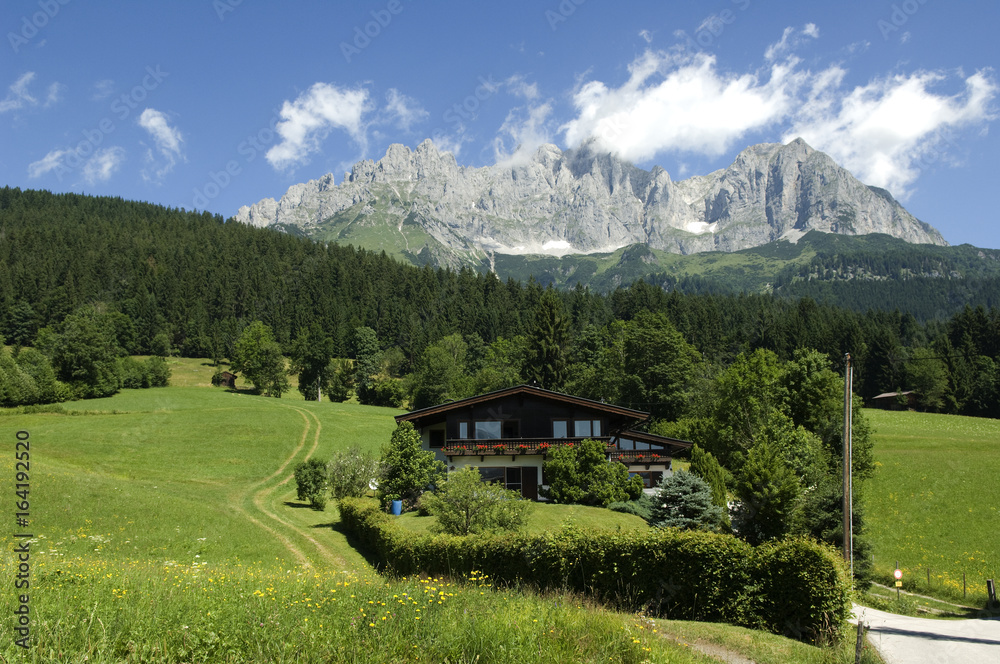Wilder Kaiser, Tirol, Osterreich, Gebirgsstock