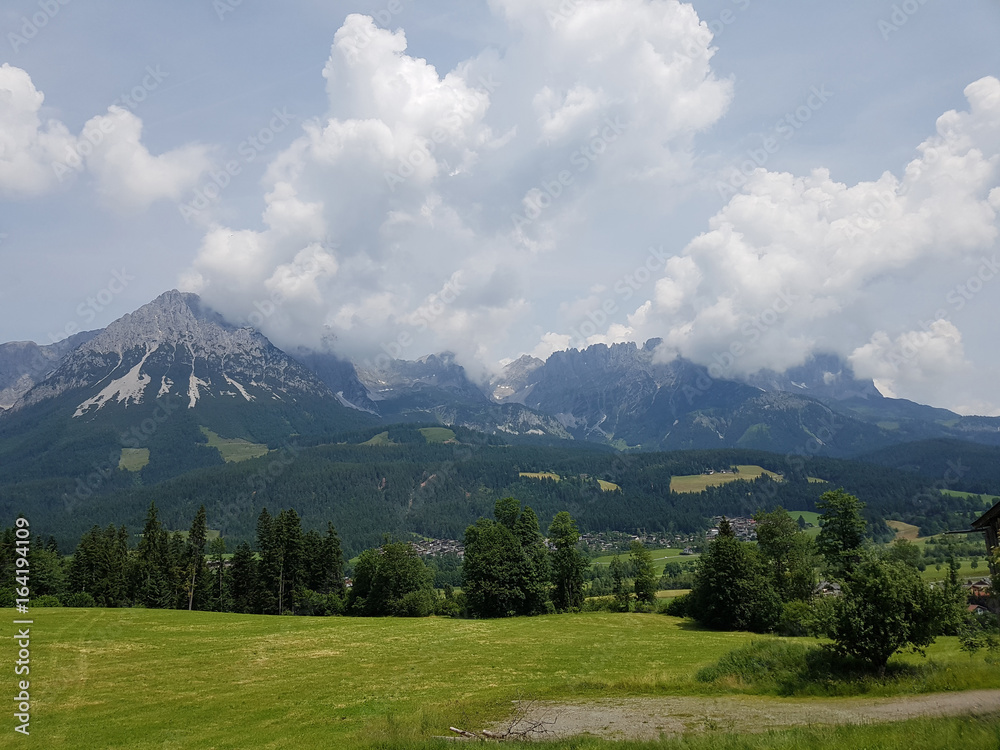 Wilder Kaiser, Tirol, Osterreich, Gebirgsstock