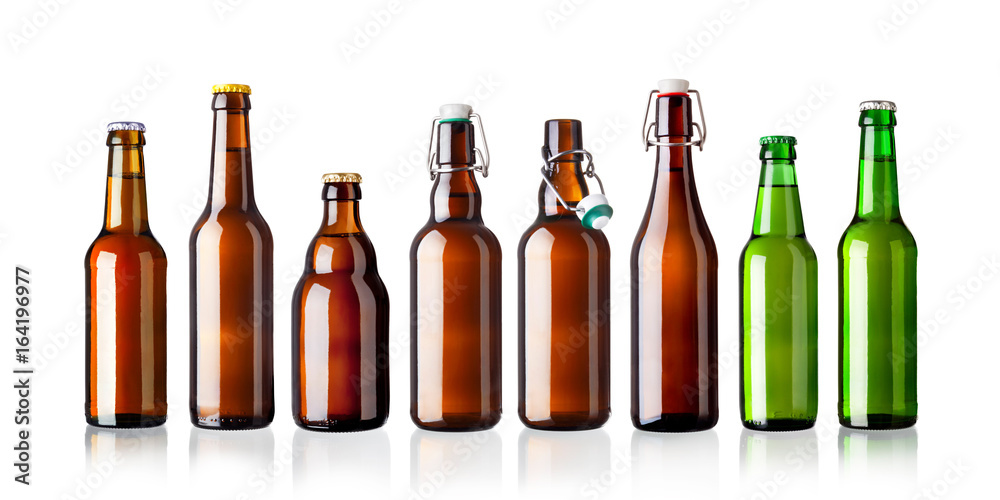 verschiedene Bierflaschen verschiedene Bierflaschen