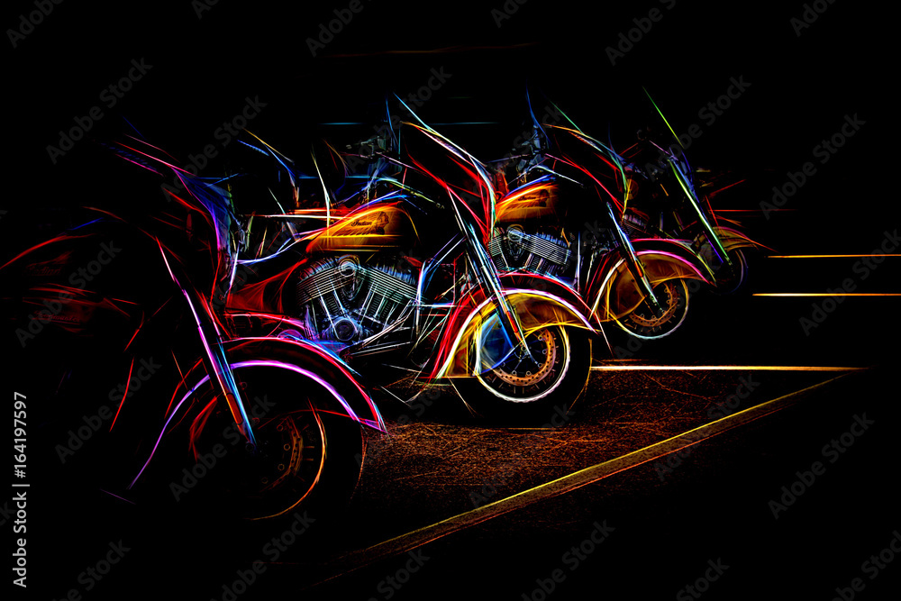 Obraz premium Indians 1 Neon
