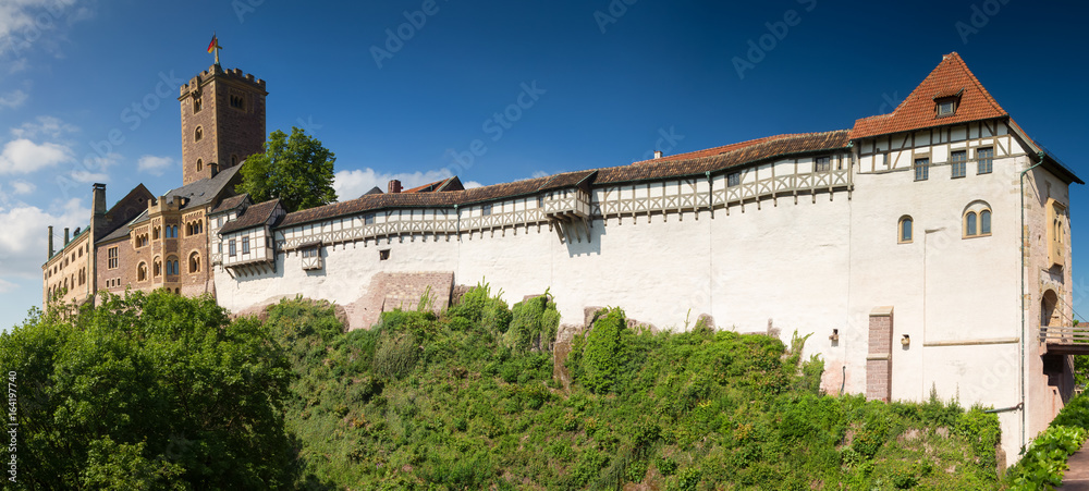 Fototapeta premium Panorama of the famous Wartburg