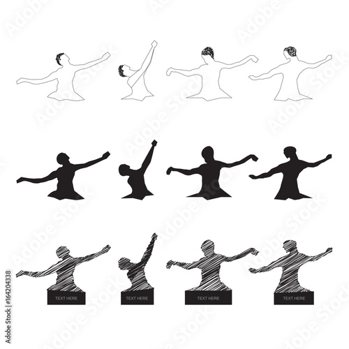 silhouette bodies