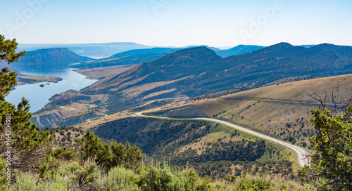 Flaming Gorge Green River Scenic Byway in North East Utah