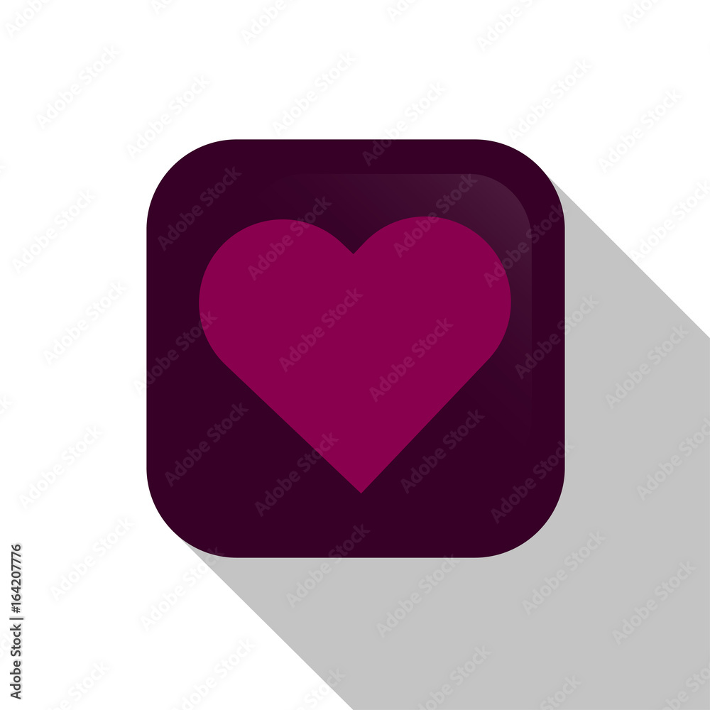 Purple heart icon Purple heart icon