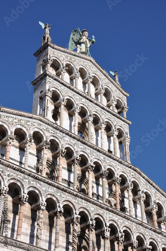 Church San Michele in Lucca, Tuscany, Italy, Europe