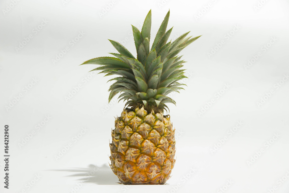 Pineapple on white background